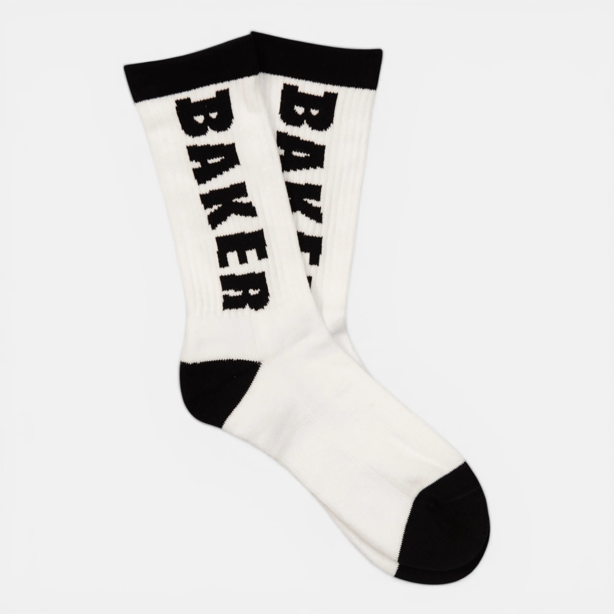 Black Letters White Socks