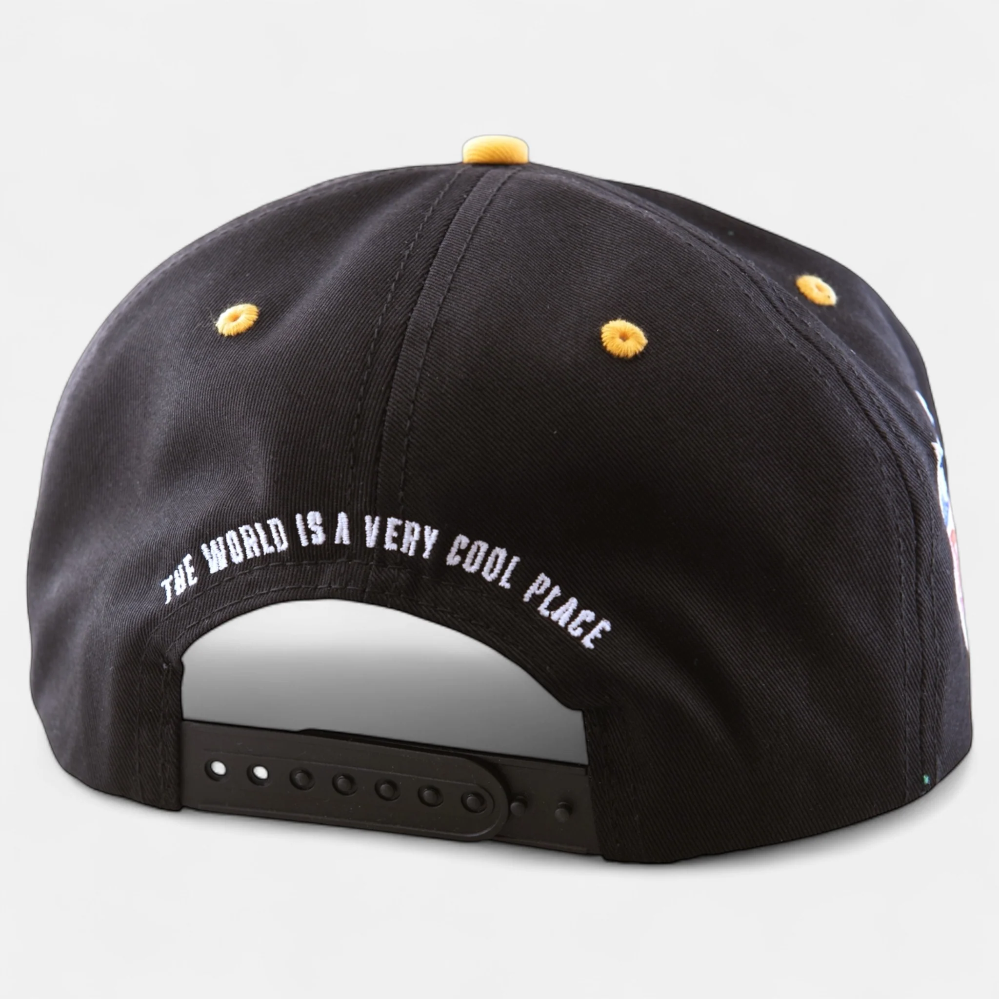 Cool Place Snapback Black/Yellow - Image 3