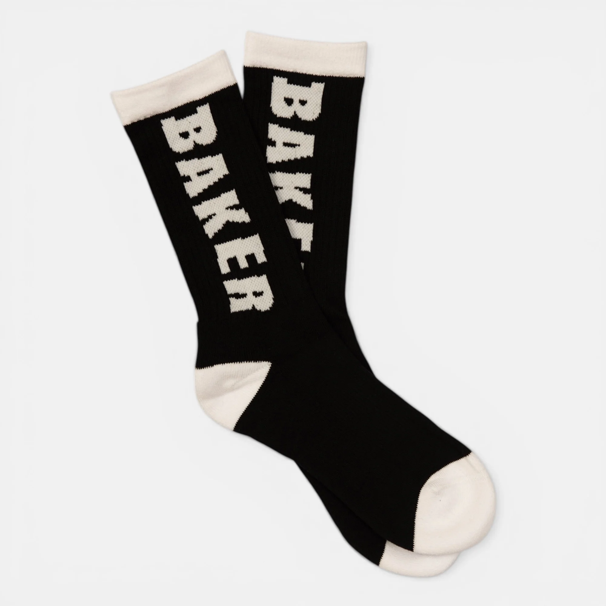 White Letters Black Socks